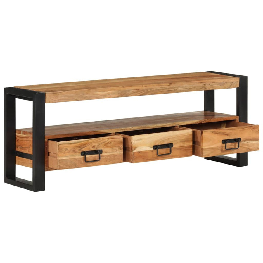 Tv-Meubel 120 x 30 x 45 cm Massief acaciahout