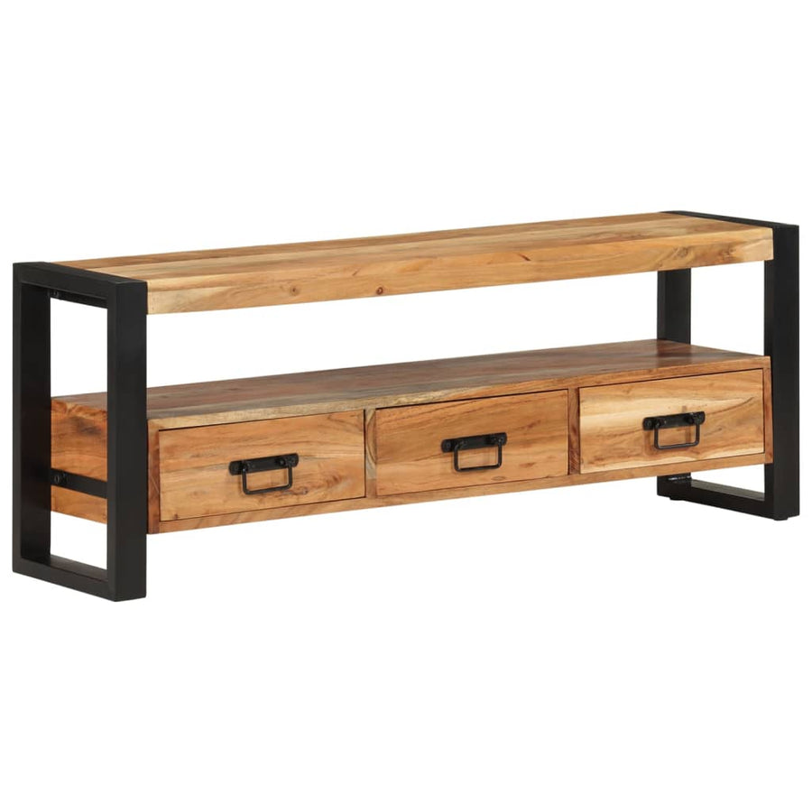 Tv-Meubel 120 x 30 x 45 cm Massief acaciahout