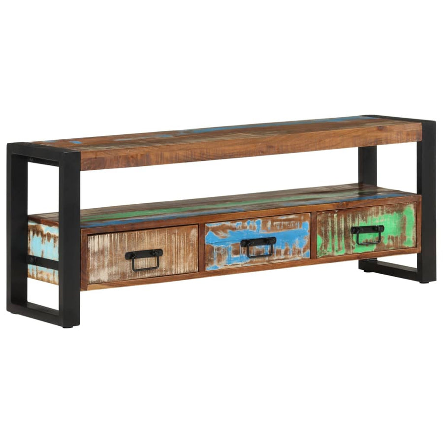 Tv-Meubel 120 x 30 x 45 cm massief gerecycled hout