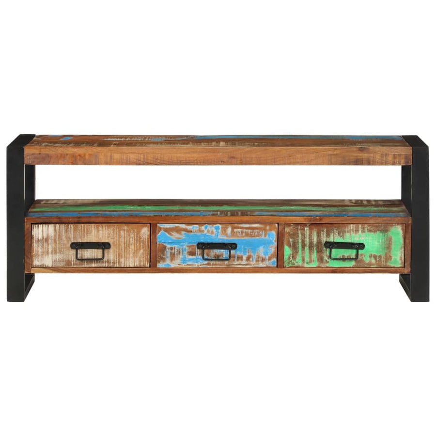 Tv-Meubel 120 x 30 x 45 cm massief gerecycled hout