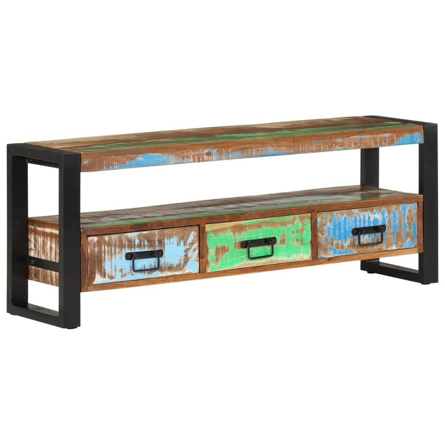 Tv-Meubel 120 x 30 x 45 cm massief gerecycled hout