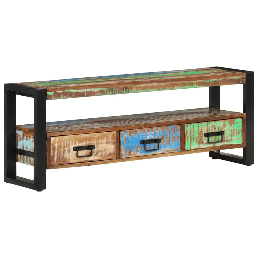 Tv-Meubel 120 x 30 x 45 cm massief gerecycled hout