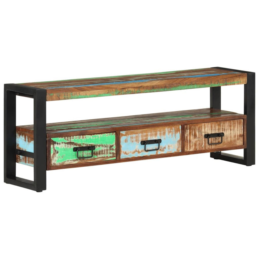 Tv-Meubel 120 x 30 x 45 cm massief gerecycled hout