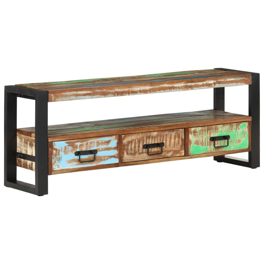 Tv-Meubel 120 x 30 x 45 cm massief gerecycled hout