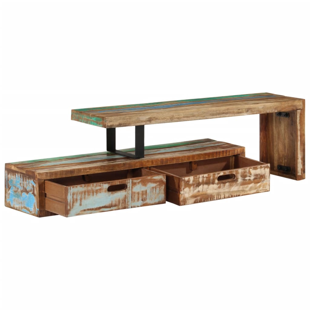 Tv-Meubel massief gerecycled hout