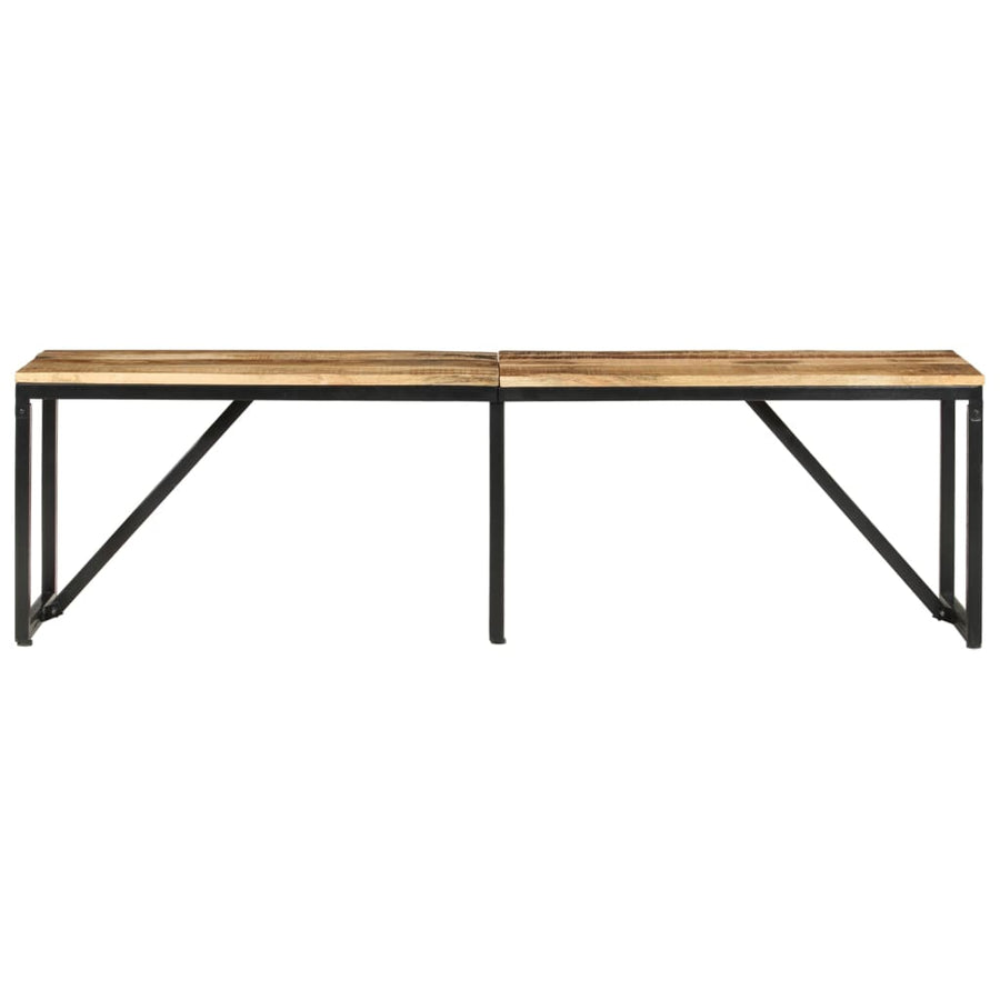 Bankje 160x35x46 cm massief mangohout 160 x 35 x 46 cm Bruin