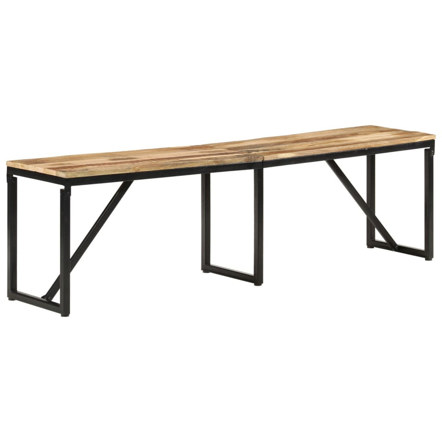 Bankje 160x35x46 cm massief mangohout 160 x 35 x 46 cm Bruin