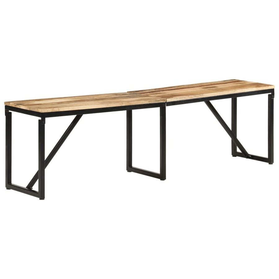 Bankje 160x35x46 cm massief mangohout 160 x 35 x 46 cm Bruin
