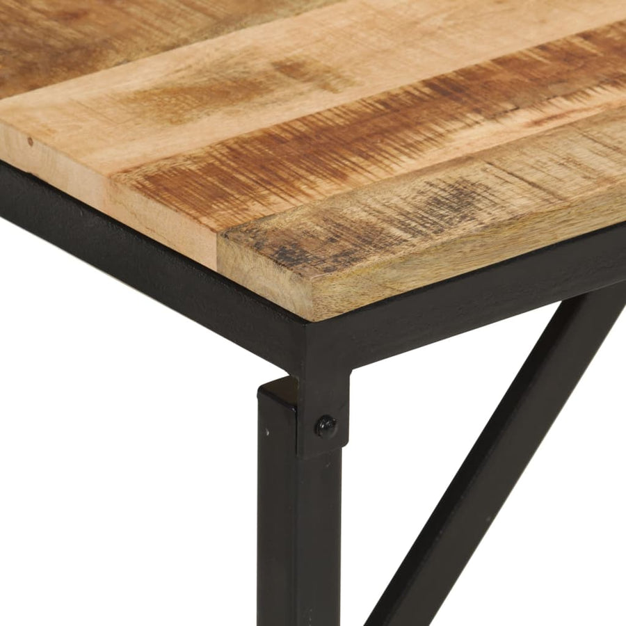 Bankje 160x35x46 cm massief mangohout 160 x 35 x 46 cm Bruin