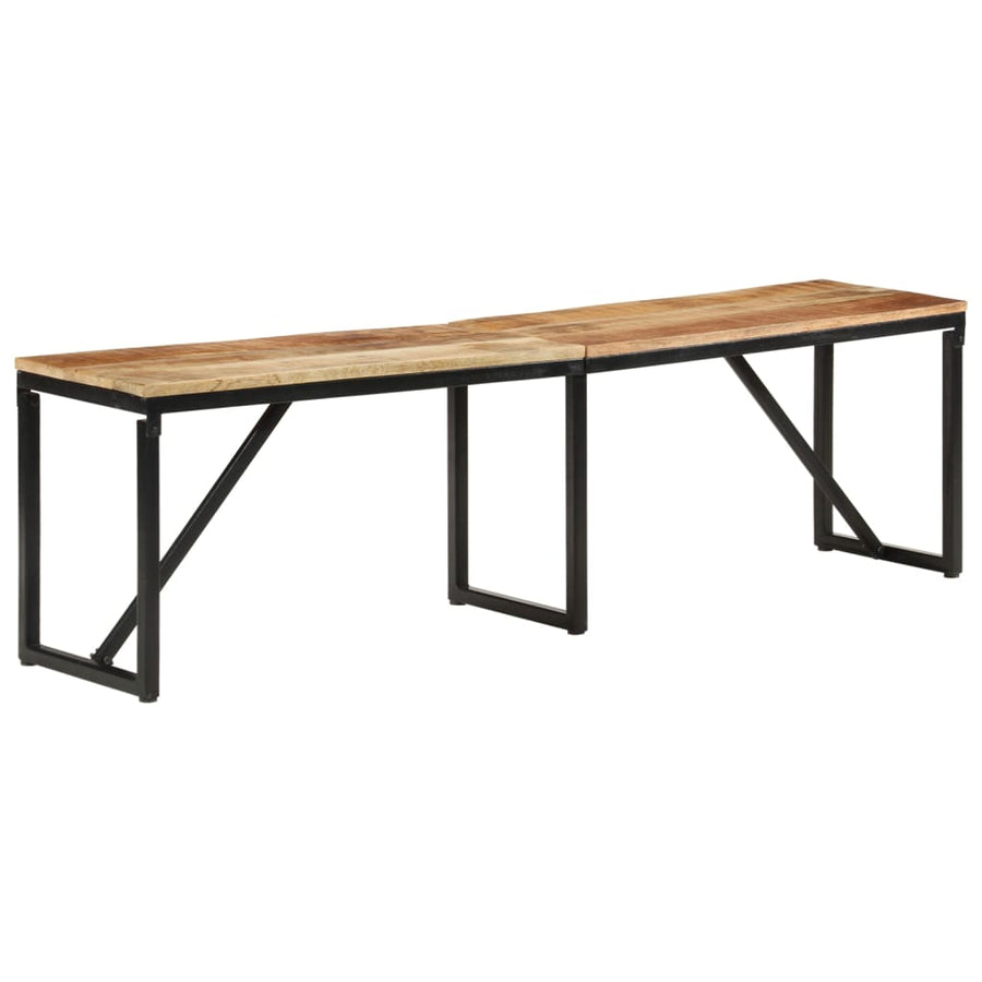 Bankje 160x35x46 cm massief mangohout 160 x 35 x 46 cm Bruin
