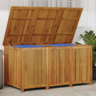 Garden storage box 150x80x75 cm solid acacia wood