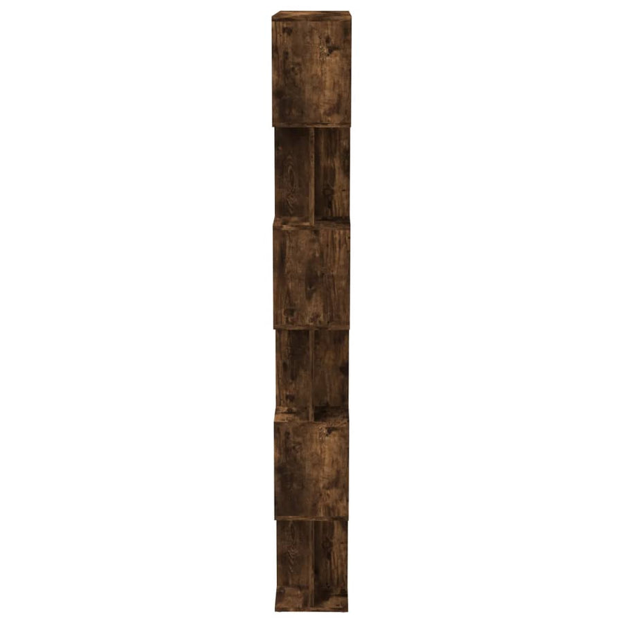 Boekenkast/Kamerscherm 80X24X92 Cm Bewerkt Hout Gerookt eiken