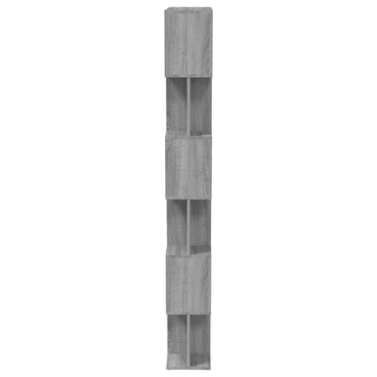 Boekenkast/Kamerscherm 80X24X92 Cm Bewerkt Hout Grijs sonoma