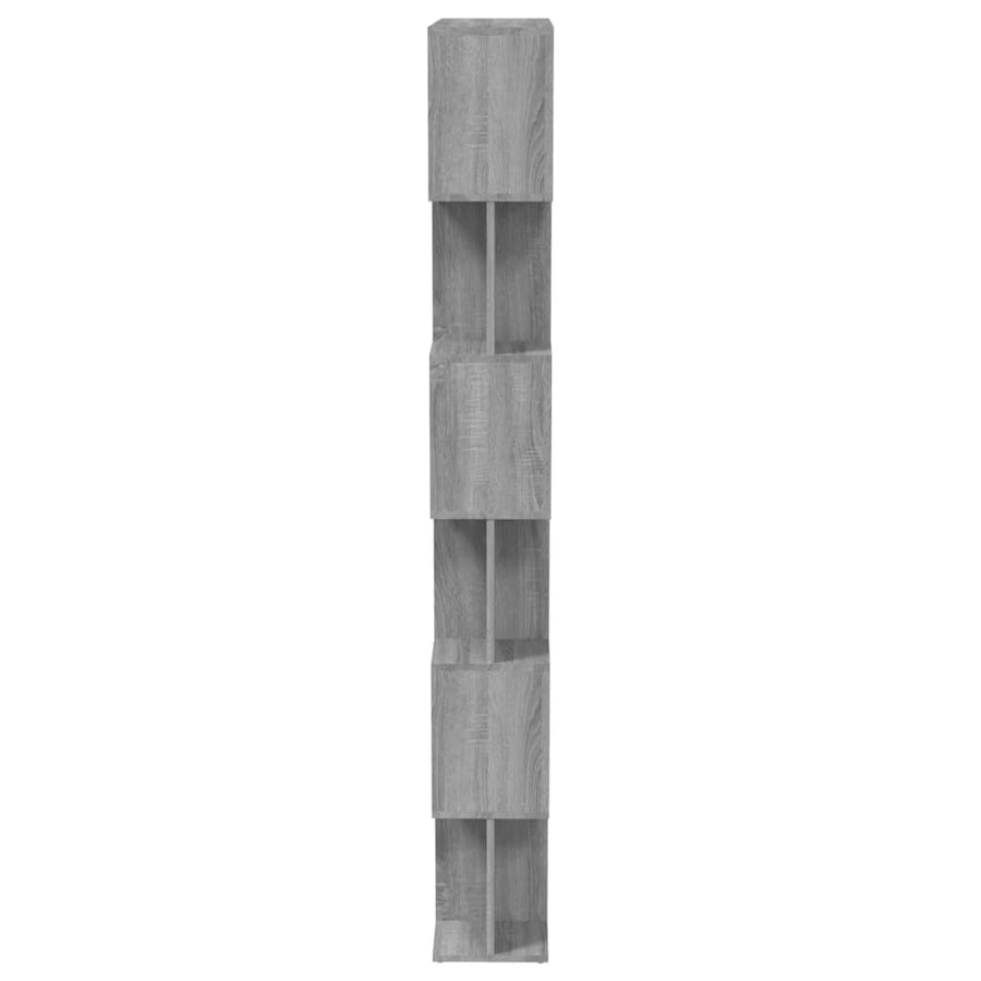 Boekenkast/Kamerscherm 80X24X92 Cm Bewerkt Hout Grijs sonoma