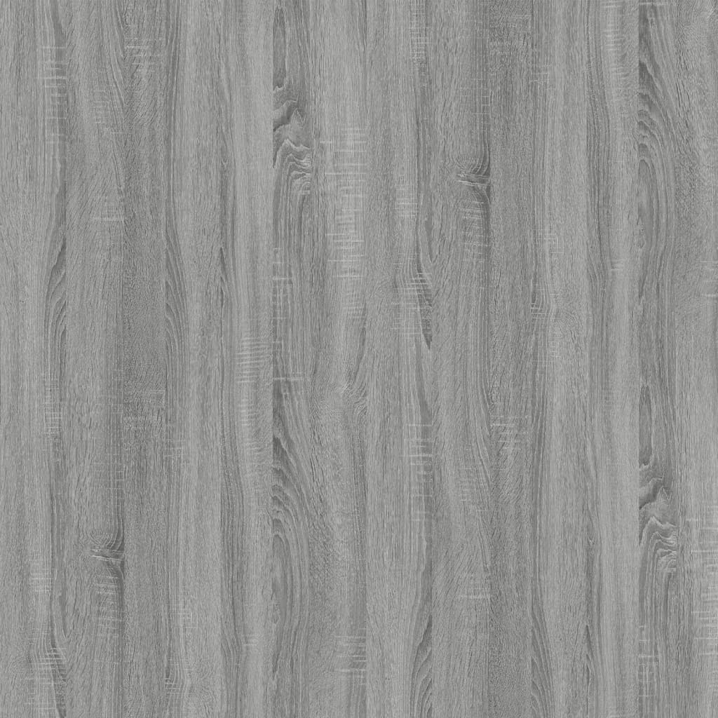 Boekenkast 4 Schappen Bewerkt Hout 40 x 24 x 143 cm Grijs sonoma