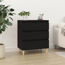 Dressoir 60X35X70 Cm Bewerkt Hout Zwart