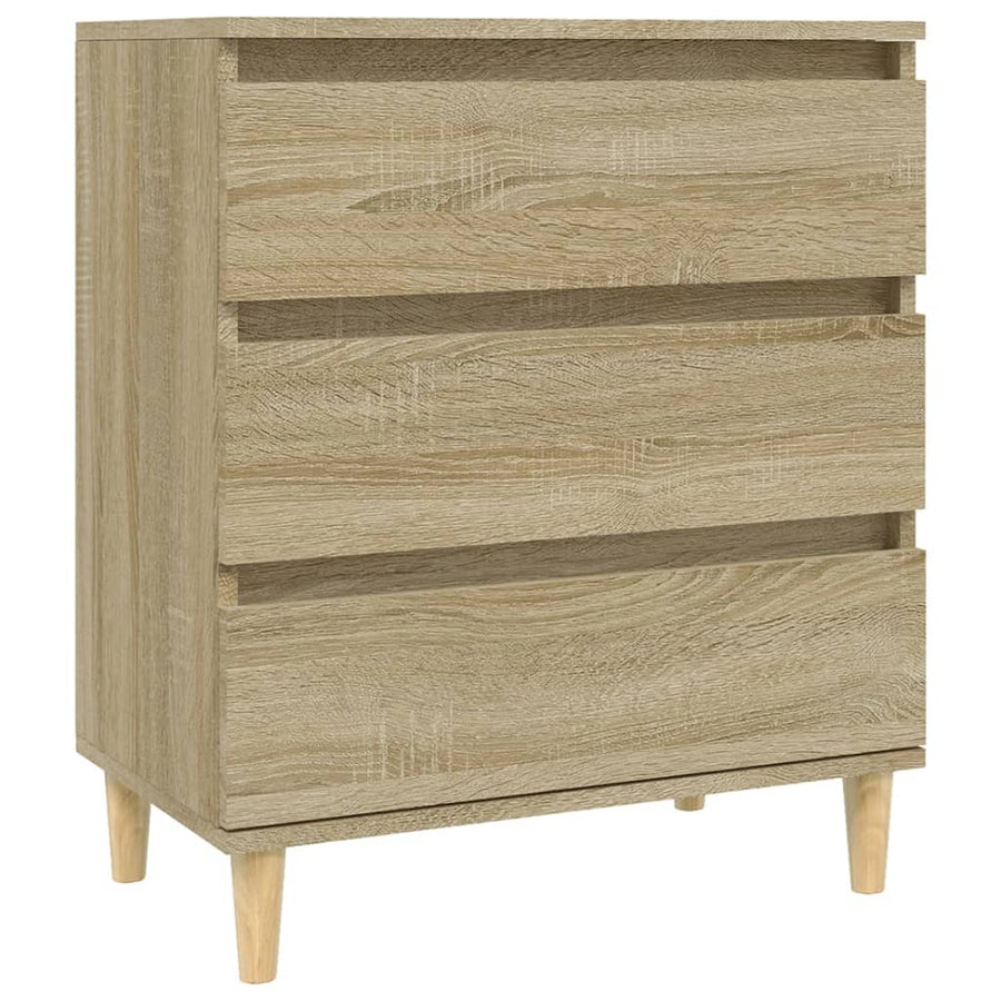Dressoir 60X35X70 Cm Bewerkt Hout Sonoma Eikenkleurig