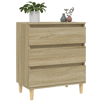 Dressoir 60X35X70 Cm Bewerkt Hout Sonoma Eikenkleurig