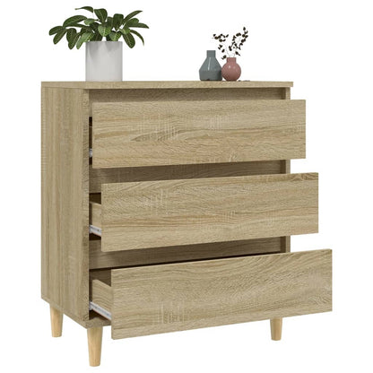 Dressoir 60X35X70 Cm Bewerkt Hout Sonoma Eikenkleurig