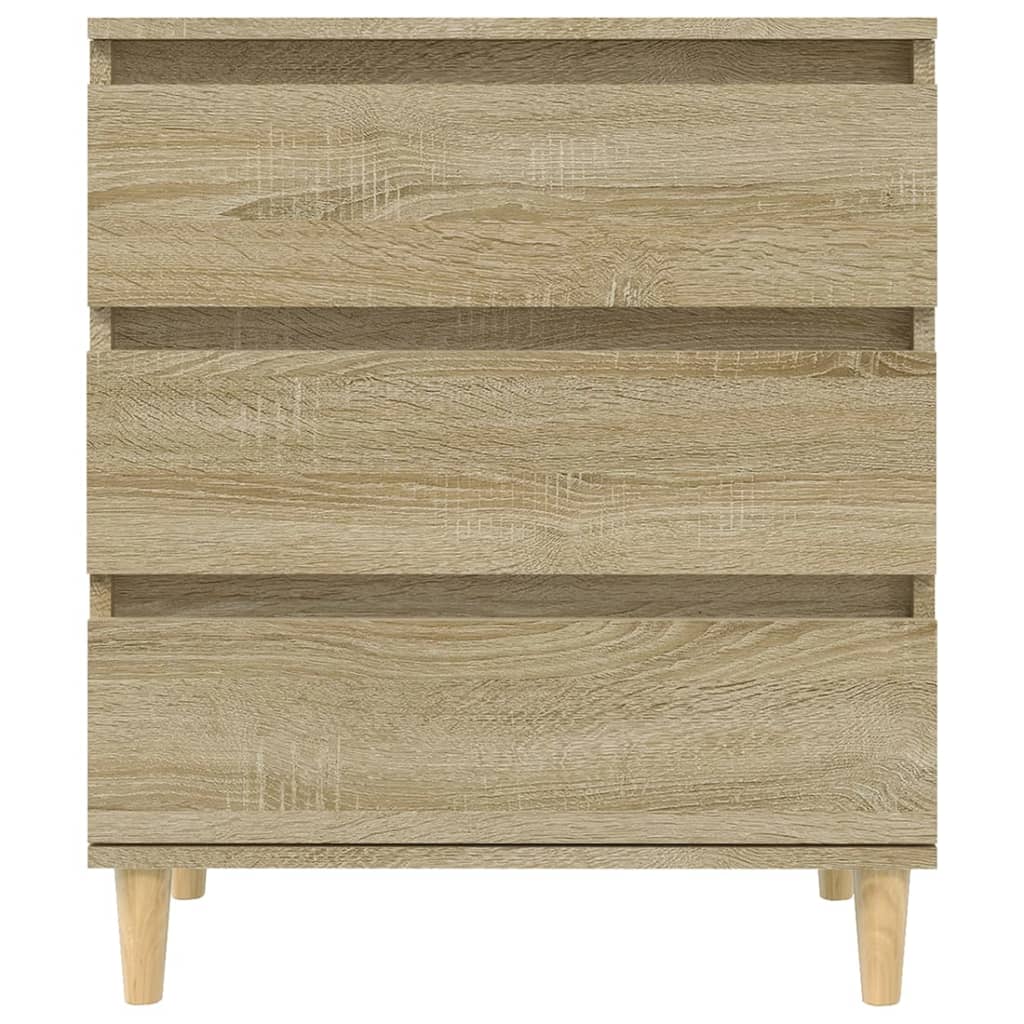 Dressoir 60X35X70 Cm Bewerkt Hout Sonoma Eikenkleurig