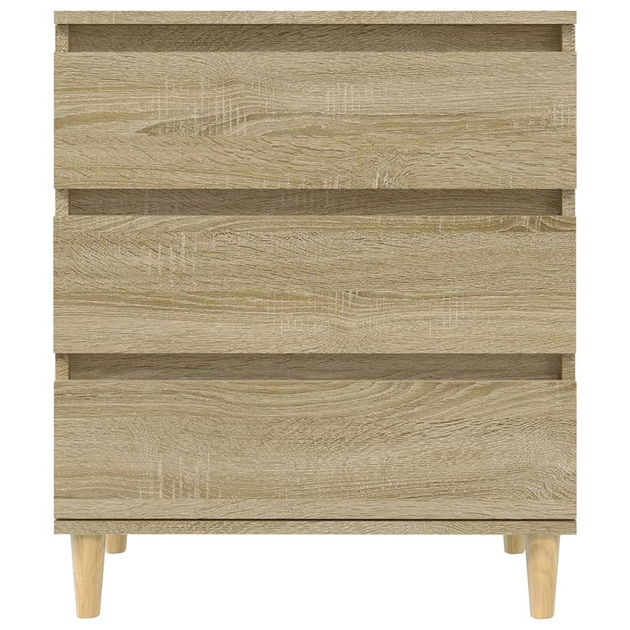 Dressoir 60X35X70 Cm Bewerkt Hout Sonoma Eikenkleurig