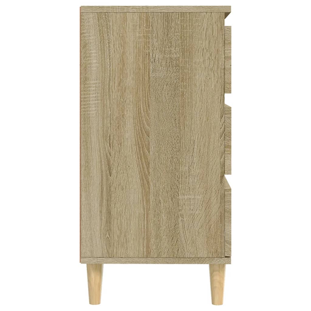 Dressoir 60X35X70 Cm Bewerkt Hout Sonoma Eikenkleurig