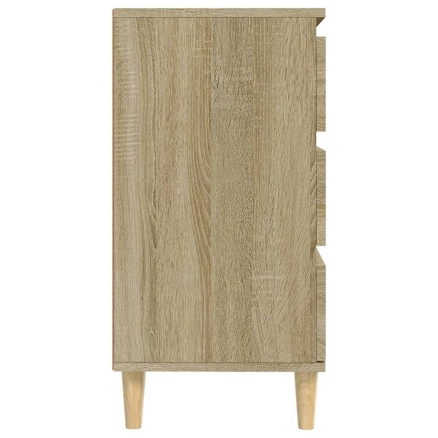 Dressoir 60X35X70 Cm Bewerkt Hout Sonoma Eikenkleurig