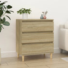 Sideboard 60x35x70 cm engineered wood sonoma oak colour