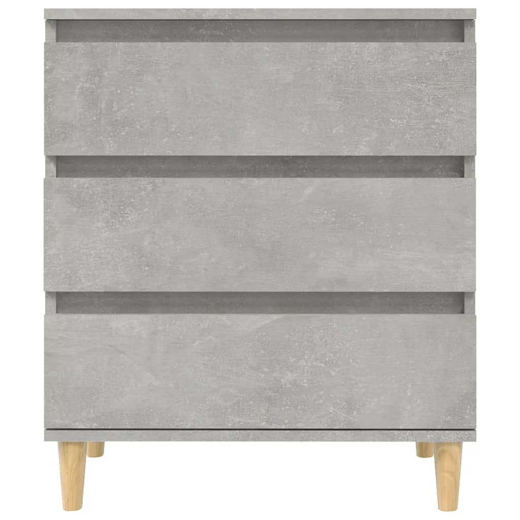 Dressoir 60X35X70 Cm Bewerkt Hout Betongrijs