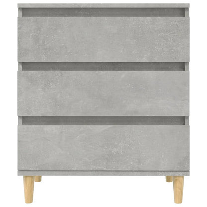Dressoir 60X35X70 Cm Bewerkt Hout Betongrijs