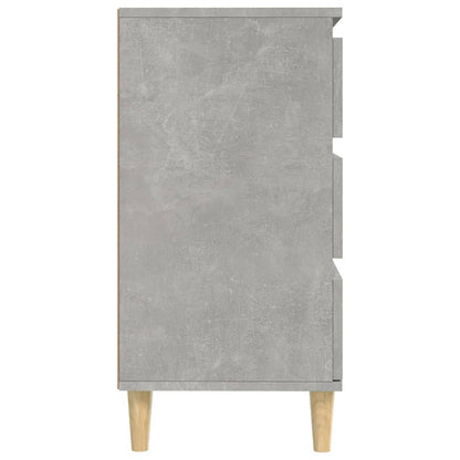 Dressoir 60X35X70 Cm Bewerkt Hout Betongrijs