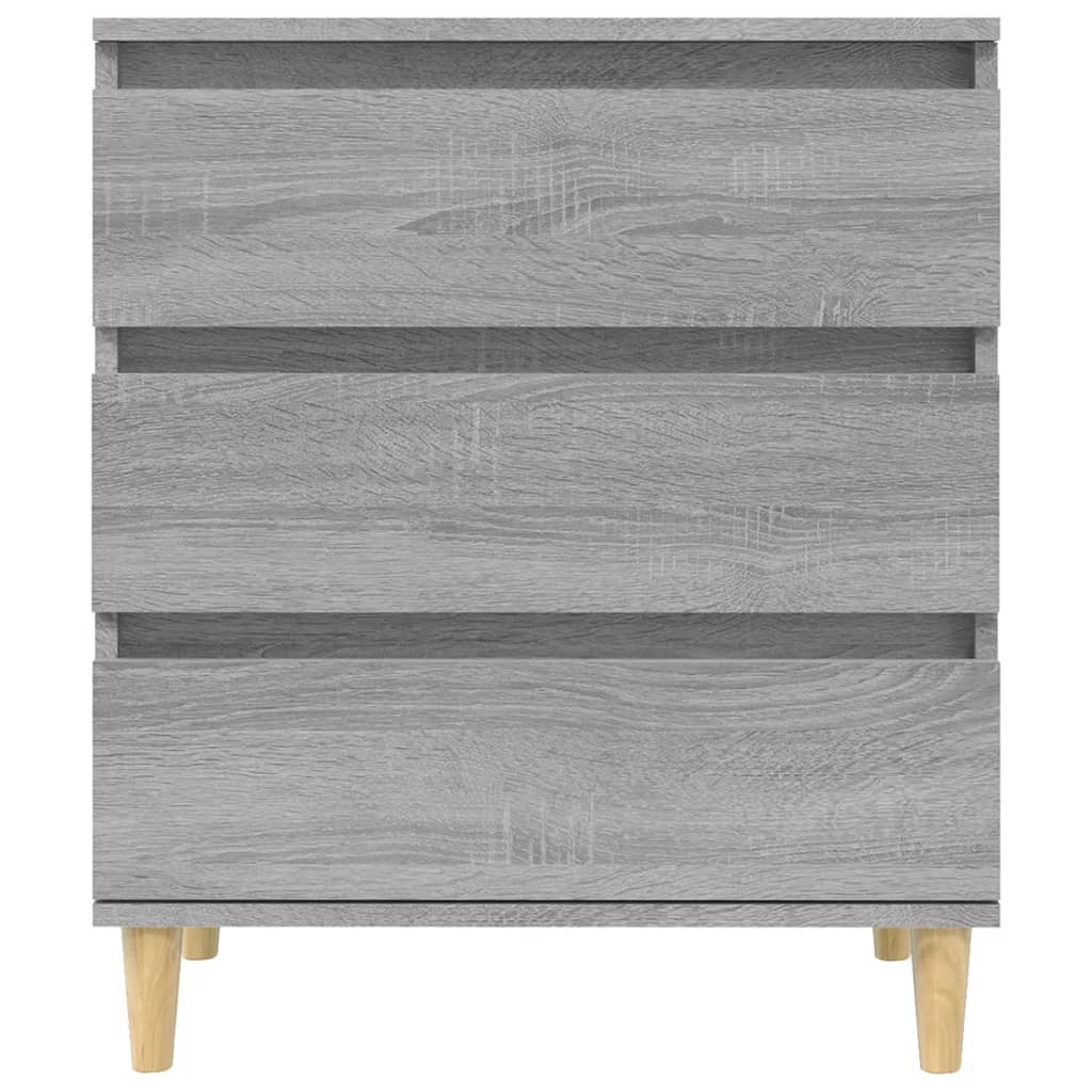 Dressoir 60X30X75 Cm Bewerkt Hout Grijs Sonoma Eikenkleurig