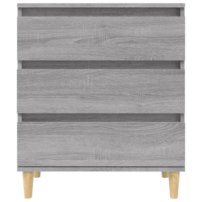 Dressoir 60X30X75 Cm Bewerkt Hout Grijs Sonoma Eikenkleurig