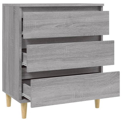 Dressoir 60X30X75 Cm Bewerkt Hout Grijs Sonoma Eikenkleurig