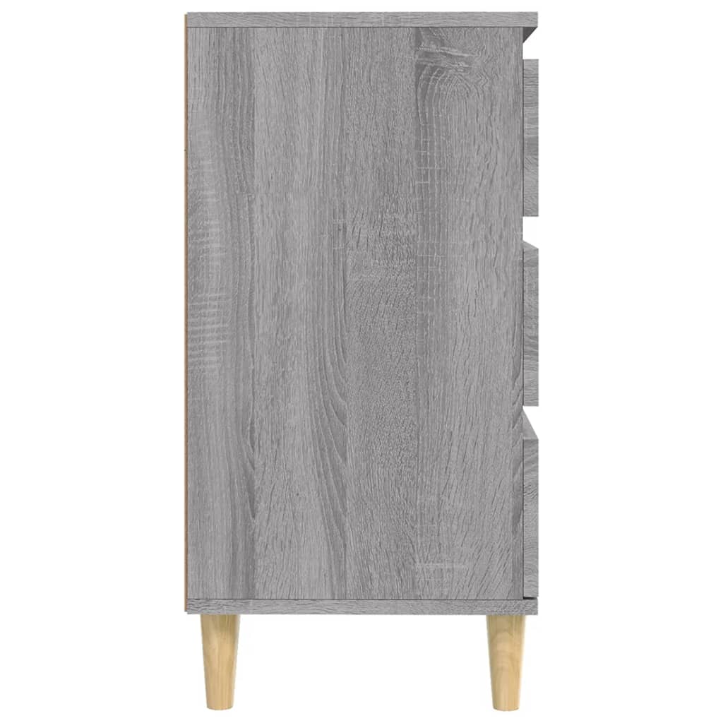 Dressoir 60X30X75 Cm Bewerkt Hout Grijs Sonoma Eikenkleurig