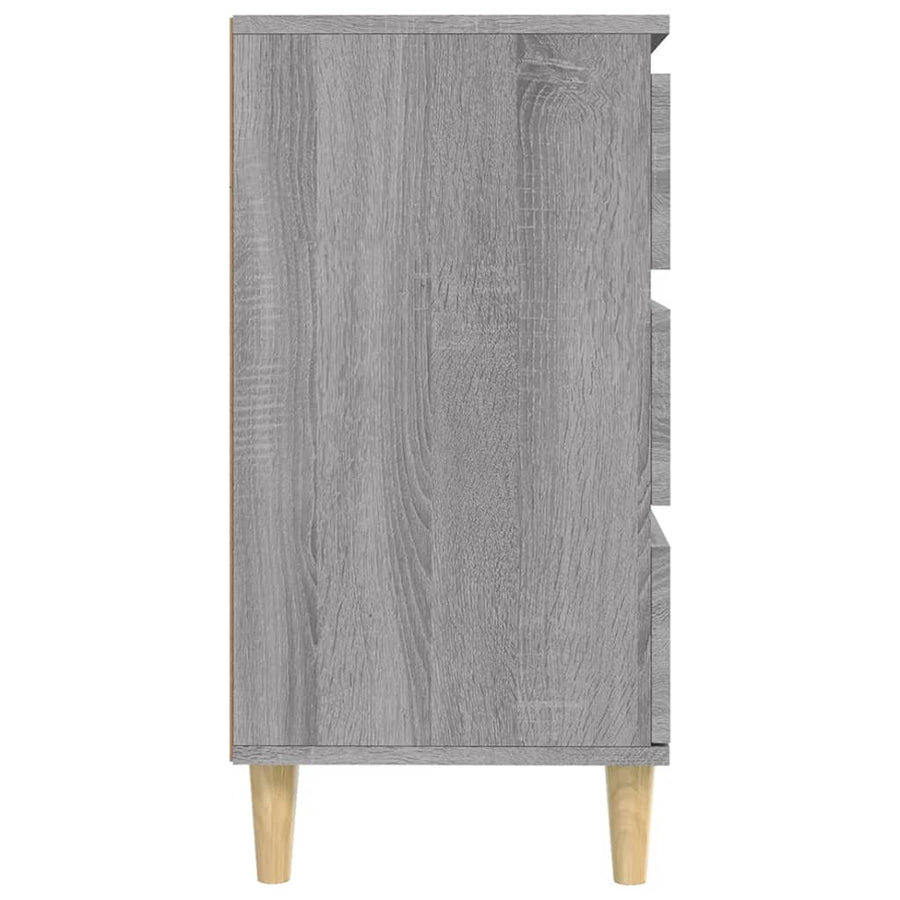 Dressoir 60X30X75 Cm Bewerkt Hout Grijs Sonoma Eikenkleurig