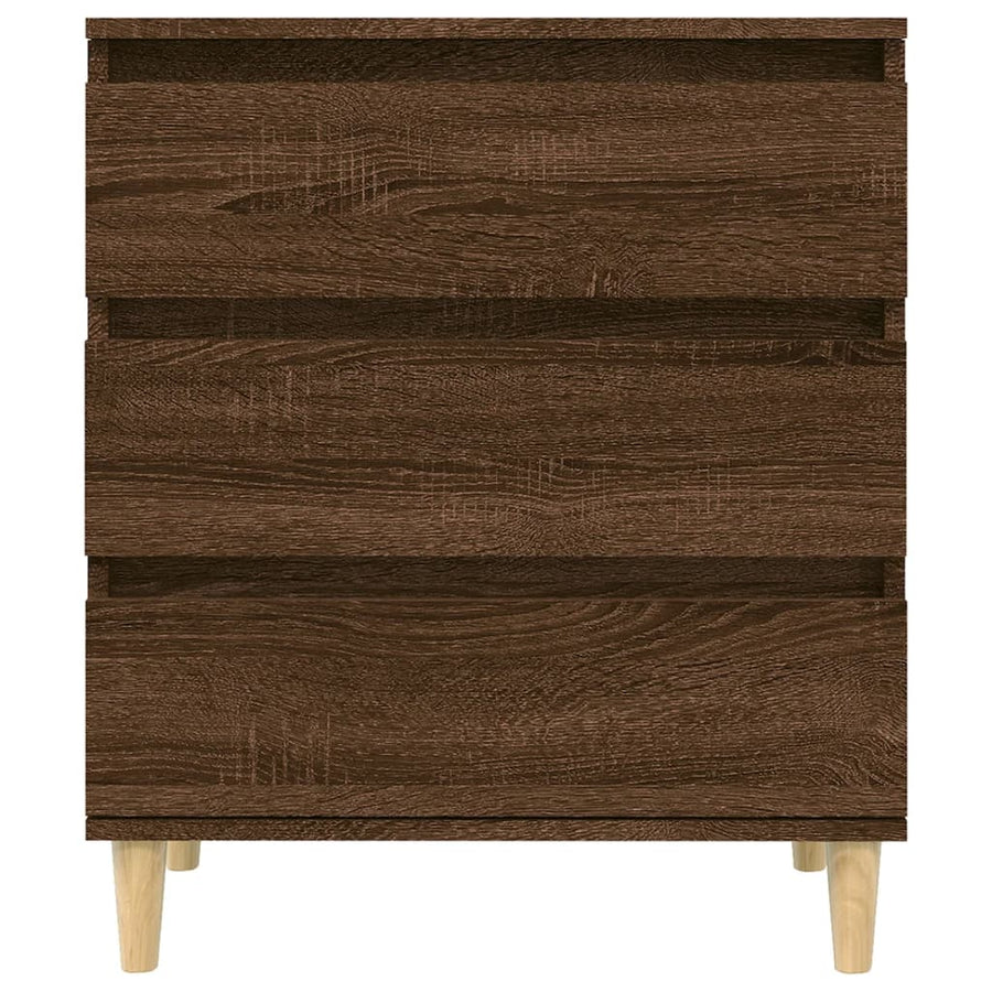 Dressoir 60X35X70 Cm Bewerkt Hout Bruin Eikenkleur