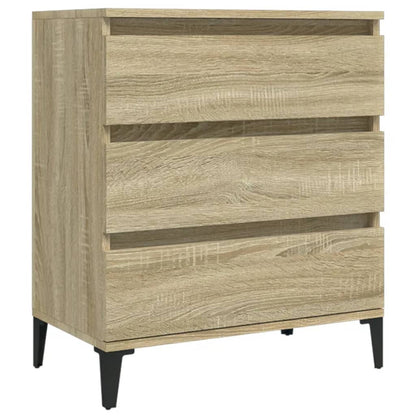 Dressoir 60X35X70 Cm Bewerkt Hout Sonoma Eikenkleurig