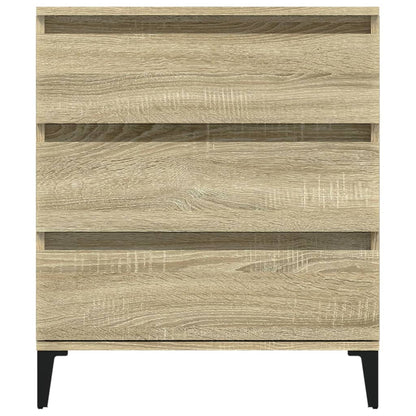 Dressoir 60X35X70 Cm Bewerkt Hout Sonoma Eikenkleurig