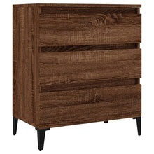 Dressoir 60X35X70 Cm Bewerkt Hout Bruin Eikenkleur