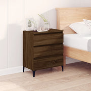 Dressoir 60x35x70 cm bewerkt hout bruin