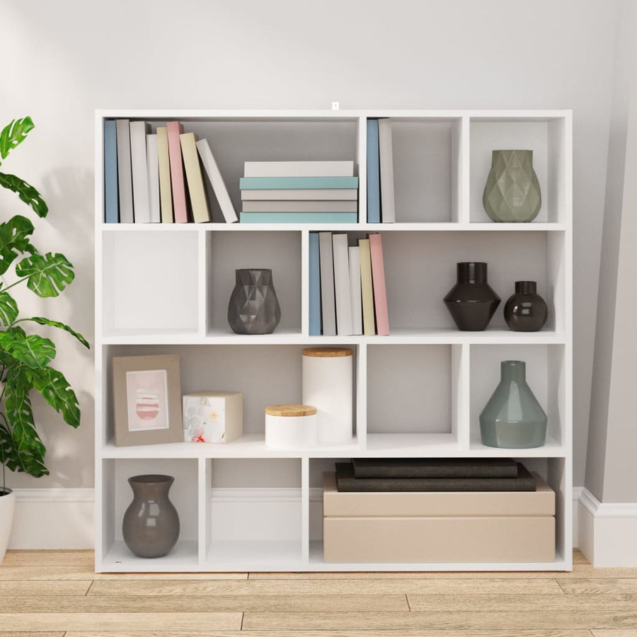 Boekenkast/Kamerscherm 05X24X02 Cm Wit