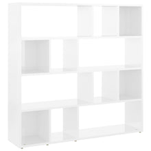 Boekenkast/Kamerscherm 05X24X02 Cm Hoogglans wit