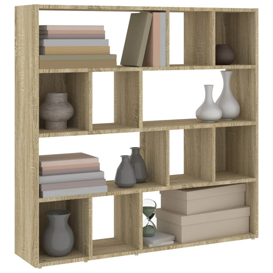 Boekenkast / Kamerscherm 05X24X02 Cm Kleurig Sonoma eiken