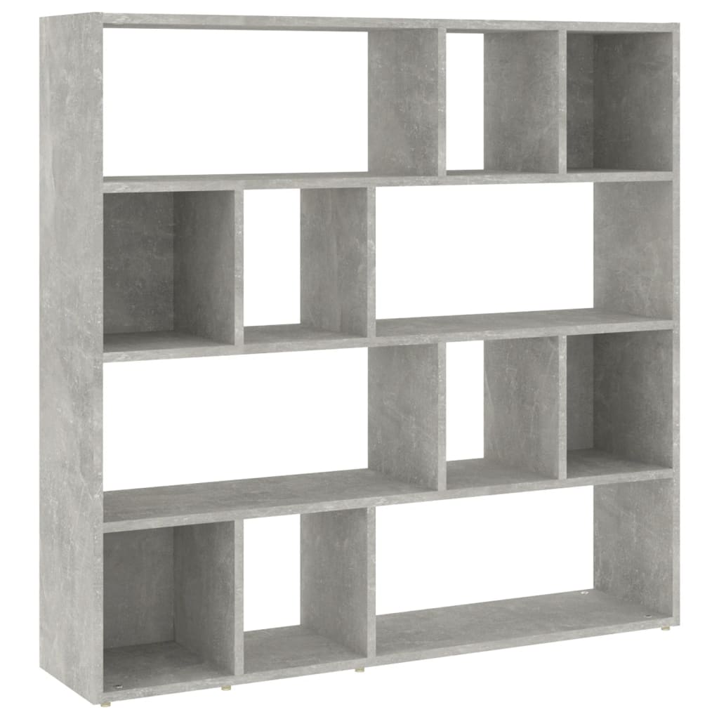 Boekenkast/Kamerscherm 05X24X02 Cm Betongrijs