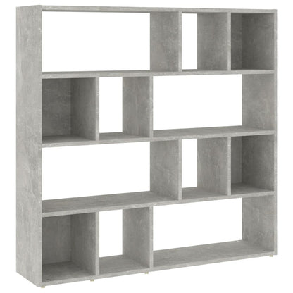Boekenkast/Kamerscherm 05X24X02 Cm Betongrijs