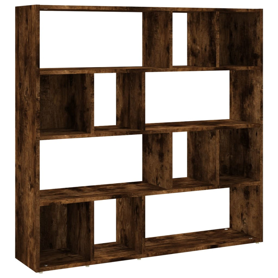 Boekenkast/kamerscherm 105x24x102 cm gerookt eikenkleurig Gerookt eiken