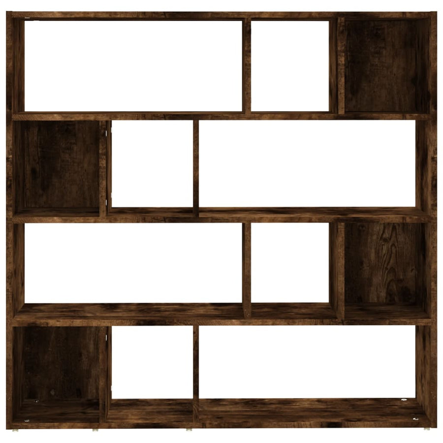 Boekenkast/kamerscherm 105x24x102 cm gerookt eikenkleurig Gerookt eiken