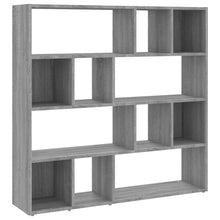 Boekenkast/Kamerscherm 05X24X02 Cm Eikenkleurig Grijs sonoma