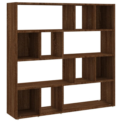 Boekenkast/Kamerscherm 105X24X102 Cm bruin eikenkleur